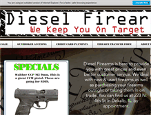 Tablet Screenshot of dieselfirearms.com